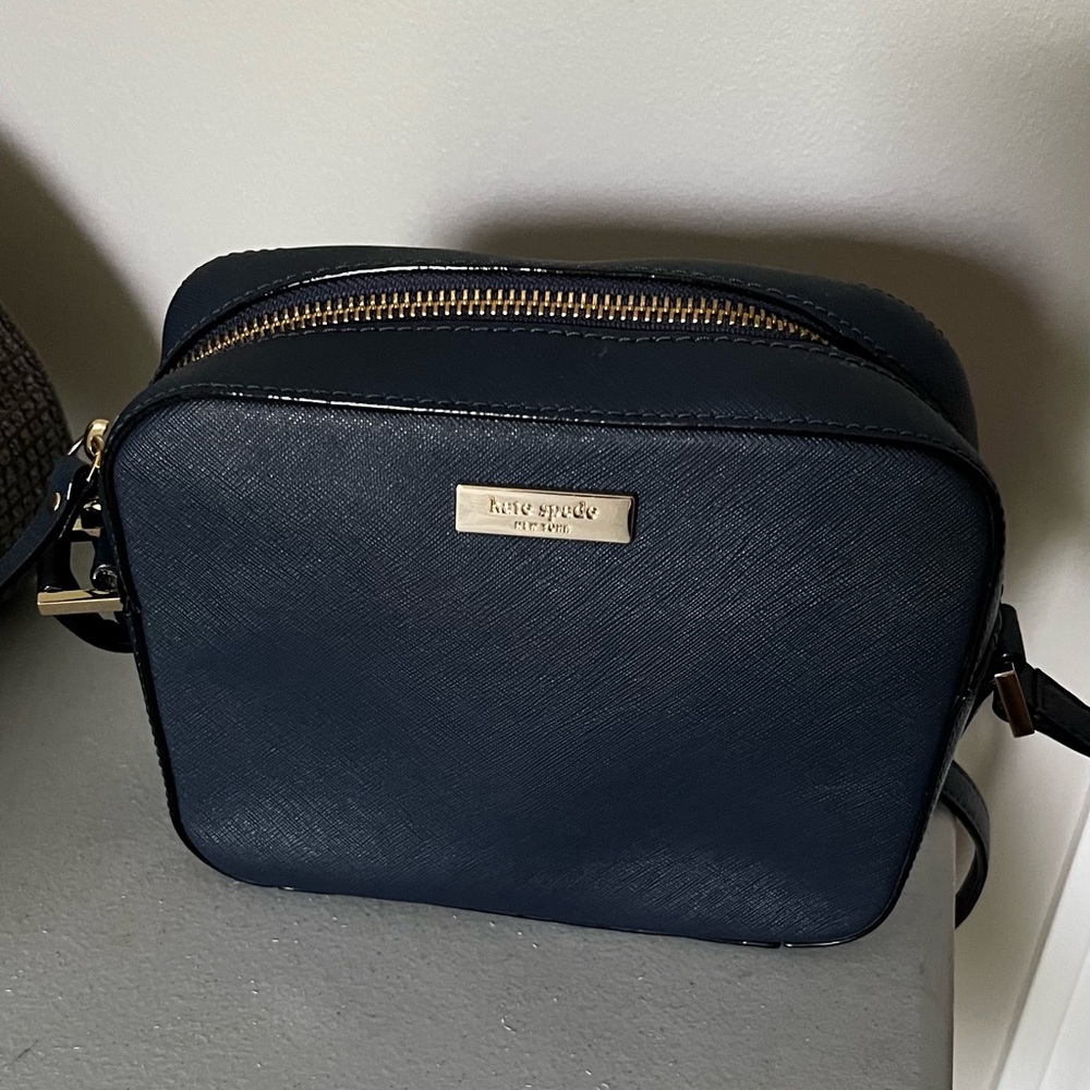 Kate Spade Leather Blue Crossbody